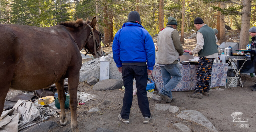 A photograph from an Art of Seeing High Sierra on Horseback Fall Colors workshop
