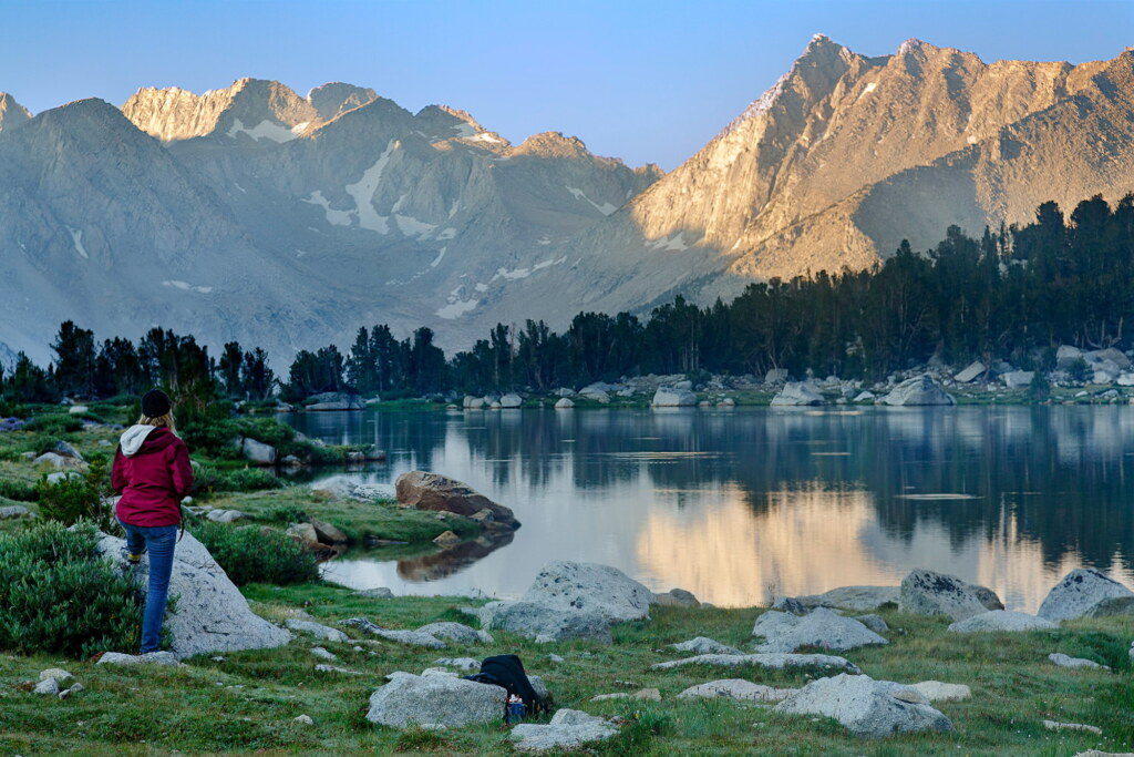 A photograph from an Art of Seeing High Sierra on Horseback workshop