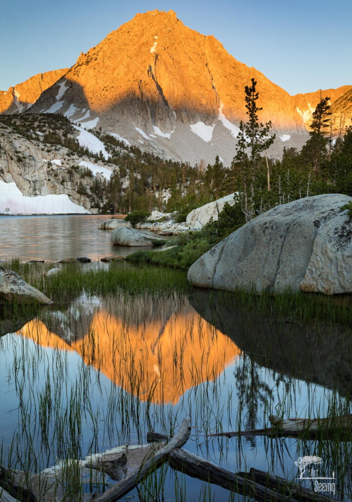 A photograph from an Art of Seeing High Sierra on Horseback workshop