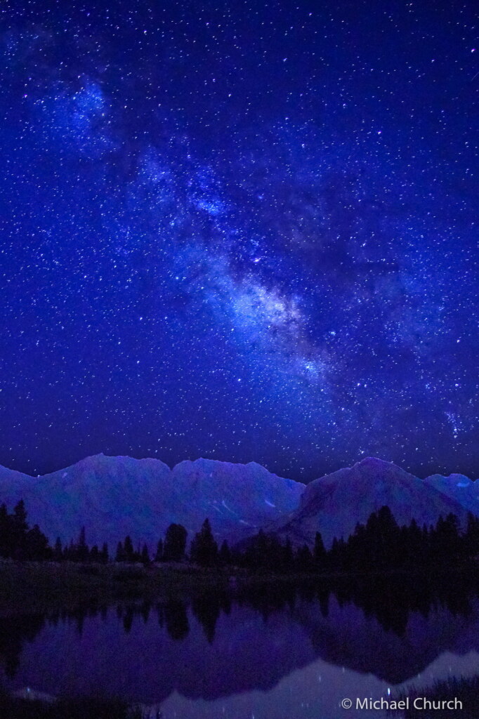 Milky Way, a photograph from an Art of Seeing High Sierra on Horseback workshop