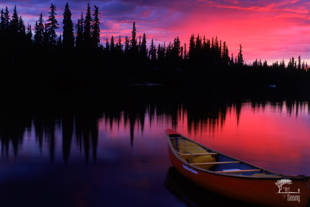 Midnight Sunset, a landscape photograph by Ken Lee