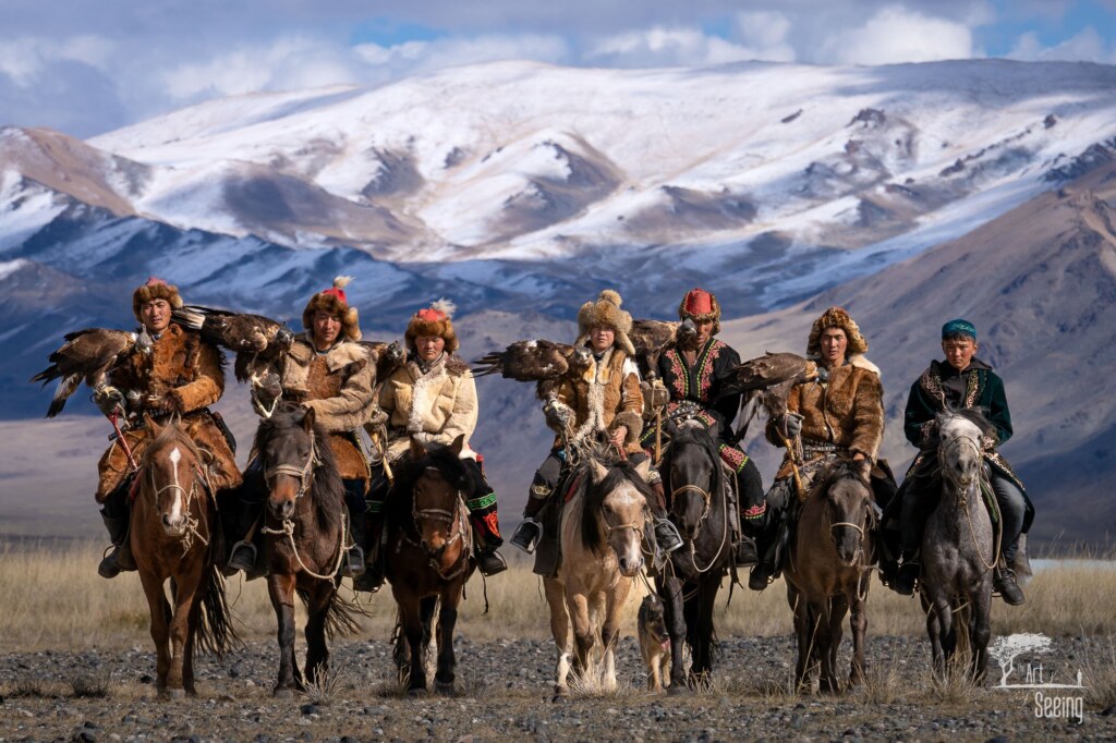 A photograph from the Art of Seeing Mongolia Golden Eagles & Gobi Desert adventures
