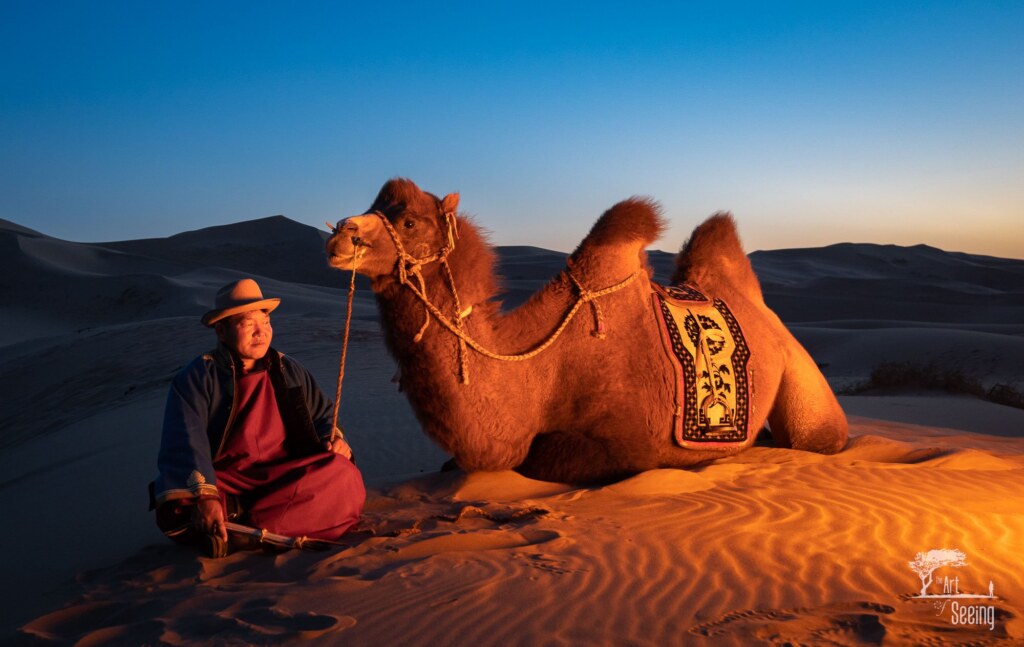 A photograph from the Art of Seeing Mongolia Golden Eagles & Gobi Desert adventures