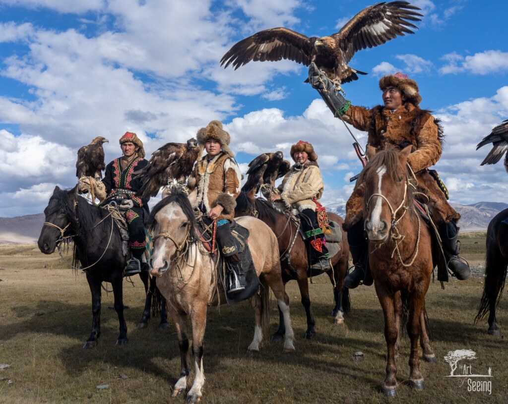 A photograph from the Art of Seeing Mongolia Golden Eagles & Gobi Desert adventures