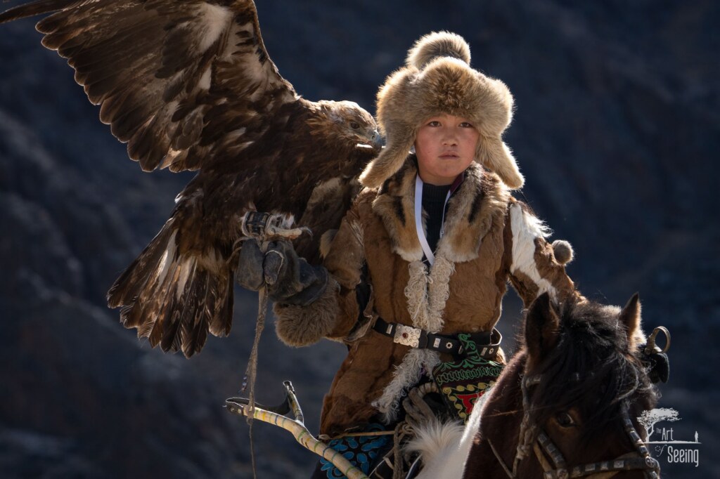 A photograph from the Art of Seeing Mongolia Golden Eagles & Gobi Desert adventures