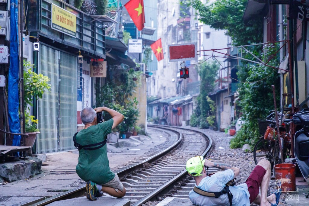 A photograph from an Art of Seeing Vietnam workshop or scouting mission