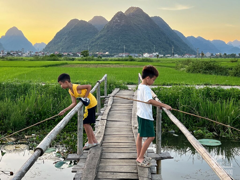 A photograph from an Art of Seeing Vietnam workshop or scouting mission